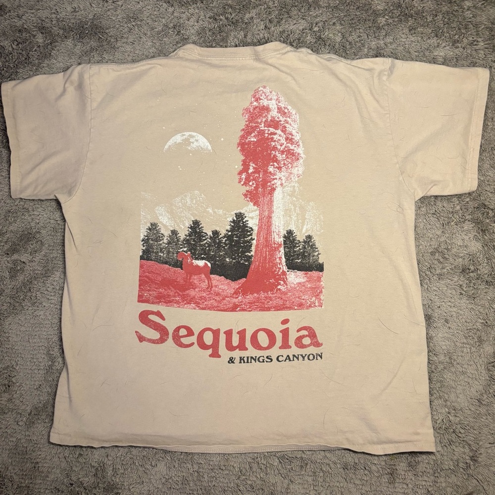 PacSun Beige Sequoia Graphic Tee